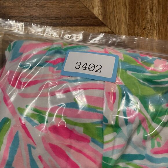 Lilly Pulitzer Dress Romee Wrap Ruffle Floral My‎ World Cotton Stretch Womens XS - Picture 7 of 7